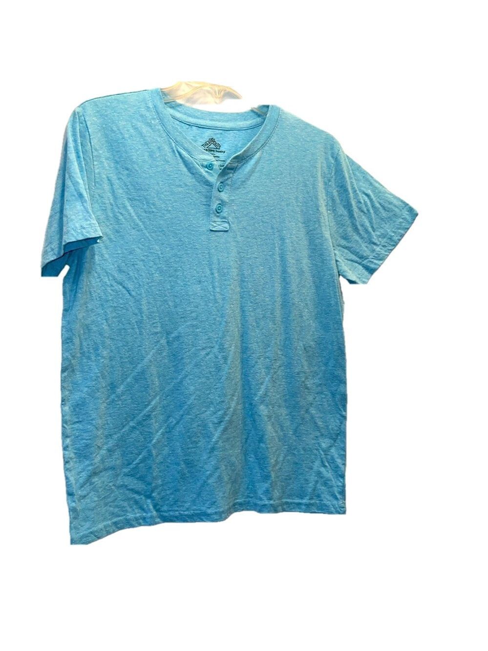 There Abouts Tee/Polo Shirt, SZ XL 18/20 Husky Boys, PTP 20”, L 27”, Light Blue